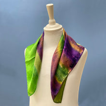 Load image into Gallery viewer, Hand dyed Silk scarf