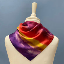 Load image into Gallery viewer, Hand dyed Silk scarf