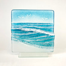 Load image into Gallery viewer, Freestanding Wave glass panel - small