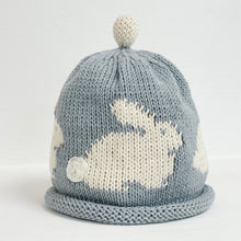 Load image into Gallery viewer, Baby Hat - grey rabbit