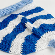 Load image into Gallery viewer, Baby Hat - blue stripe