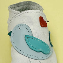 Load image into Gallery viewer, Baby Shoes - Pink and blue chicks on white