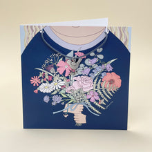 Load image into Gallery viewer, Card with bird necklace 2