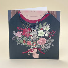 Load image into Gallery viewer, Card with bee necklace 2