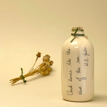 Load image into Gallery viewer, Ceramic quotation bottle - Yeats