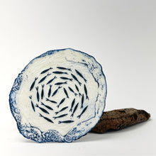 Load image into Gallery viewer, Porcelain Plaque - circle of fish