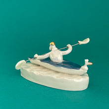 Load image into Gallery viewer, Ceramic sculpture - kayak