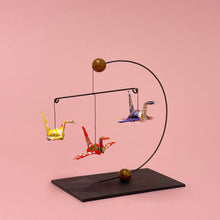 Load image into Gallery viewer, Origami boxed mini mobile- chrysanthemum