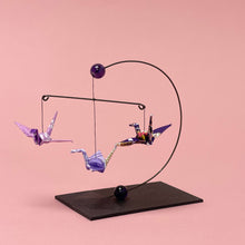 Load image into Gallery viewer, Origami boxed mini mobile - Amethyst