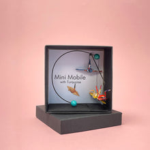 Load image into Gallery viewer, Origami boxed mini mobile - Turquoise