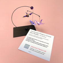 Load image into Gallery viewer, Origami boxed mini mobile - Amethyst
