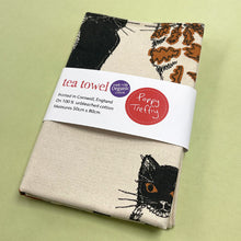 Load image into Gallery viewer, Top cats - tea towel