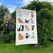 Load image into Gallery viewer, Top cats - tea towel