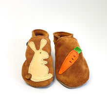 Load image into Gallery viewer, Baby Shoes - bunny and carrot