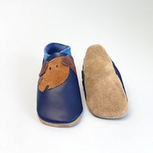 Load image into Gallery viewer, Baby Shoes - blue dog