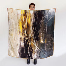 Load image into Gallery viewer, Large silk scarf - Moorland