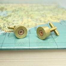 Load image into Gallery viewer, Bullet cufflinks - .455