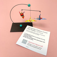 Load image into Gallery viewer, Origami boxed mini mobile - Turquoise