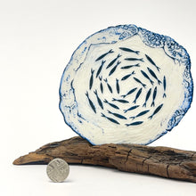 Load image into Gallery viewer, Porcelain Plaque - circle of fish