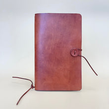 Load image into Gallery viewer, Large Leather Journal - chestnut