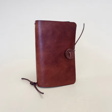 Load image into Gallery viewer, Small Leather Journal - chestnut
