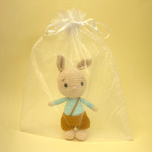 Load image into Gallery viewer, Crocheted Baby Bunny Bean 2
