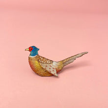 Load image into Gallery viewer, Pheasant brooch
