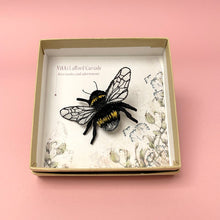 Load image into Gallery viewer, Bumble bee brooch
