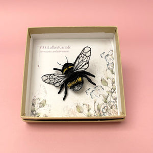 Bumble bee brooch