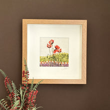 Load image into Gallery viewer, Nuno Felt picture - wild poppy
