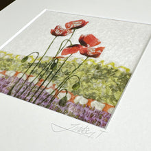 Load image into Gallery viewer, Nuno Felt picture - wild poppy
