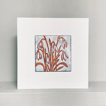 Load image into Gallery viewer, Enamel picture - snowdrops
