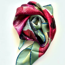 Load image into Gallery viewer, Silk neck scarf - Poppy
