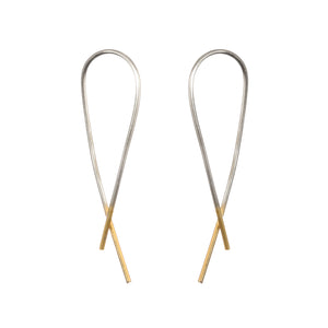 Crossover earrings