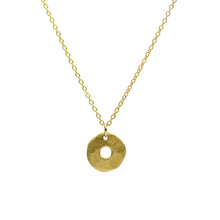 Load image into Gallery viewer, Gold nugget necklace
