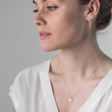 Load image into Gallery viewer, Silver nugget necklace
