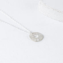Load image into Gallery viewer, Silver nugget necklace
