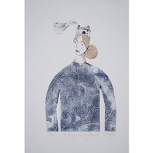 Load image into Gallery viewer, Collagraph print - Roof over my head
