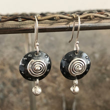 Load image into Gallery viewer, Hammered drop earrings 1
