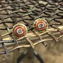 Load image into Gallery viewer, Punch stud earrings

