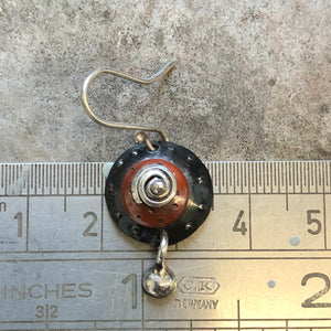 Hammered drop earrings 2