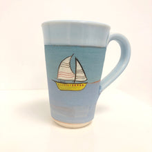 Load image into Gallery viewer, Sailing Boat ceramic mug
