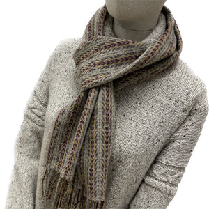 Merino Lambswool woven scarf 5