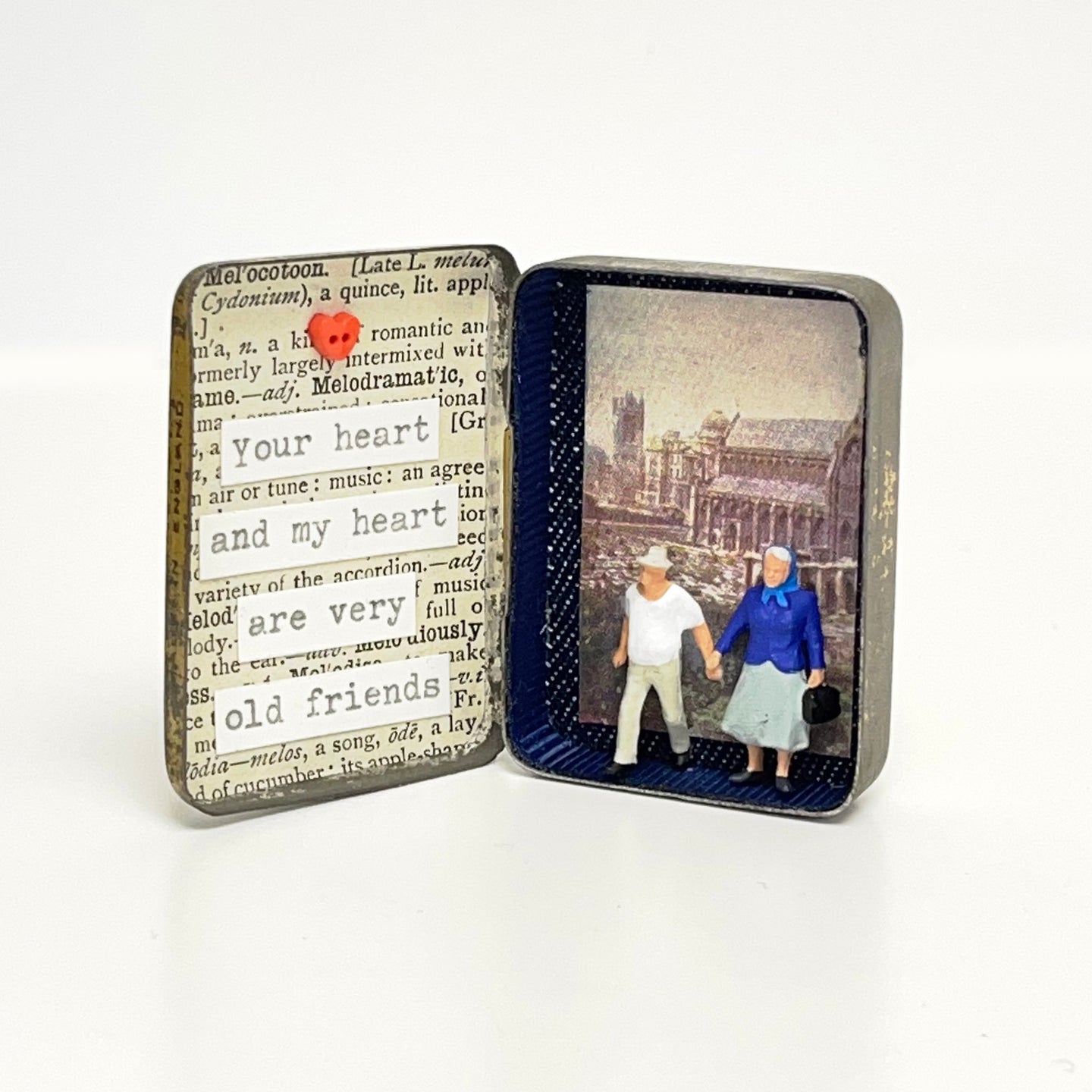 Your heart and my heart trinket tin