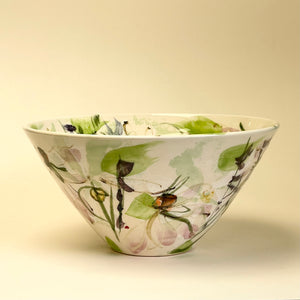 Meadow ceramic salad bowl.