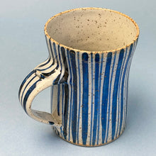 Load image into Gallery viewer, Ceramic mug stripe.
