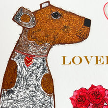 Load image into Gallery viewer, Card with loverly dog
