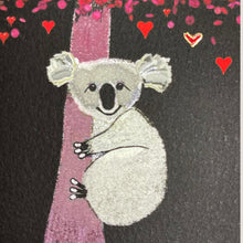 Load image into Gallery viewer, Card with love tree koala

