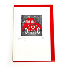 Load image into Gallery viewer, Card with a love bug car
