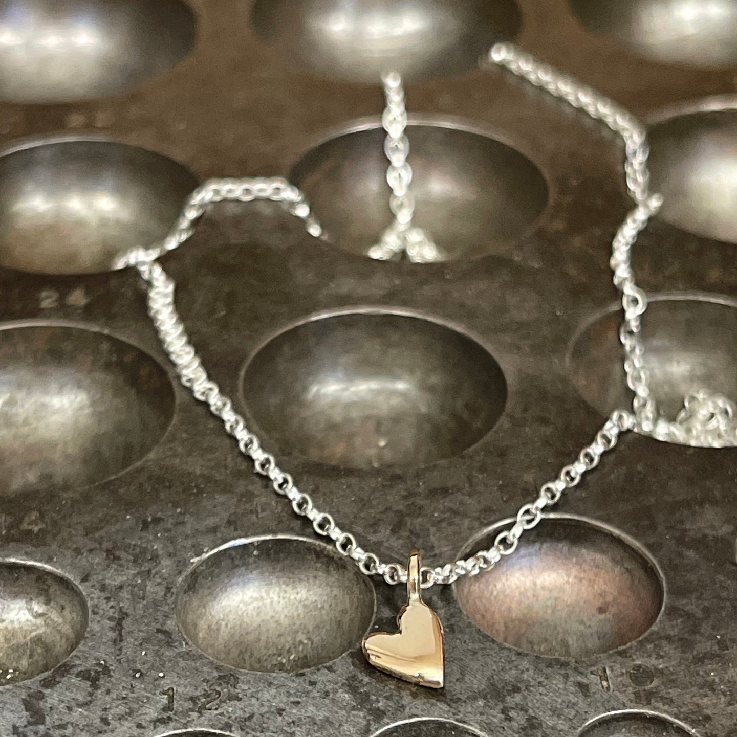 Heart of gold necklace
